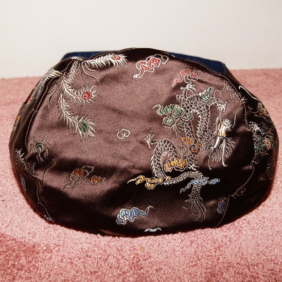 Gem oriental dragon & peacock embroidered bag - Picture 8 of 8